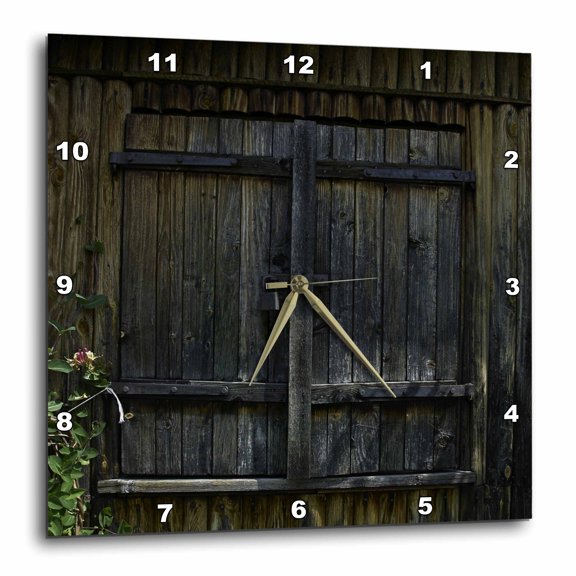 3drose, Locked Window, 10x10 Wall Clock