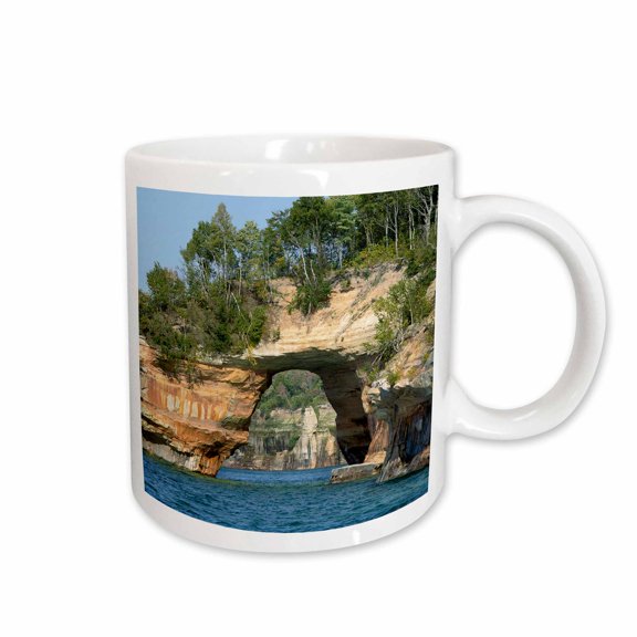 3drose, Minnesota, Temperance River State Park. Winding Staircase in Park., 11oz Mug