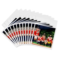 3drose, Nutcrackers for Sale, Rothenburg, Germany, 12 Greeting Cards with Envelopes