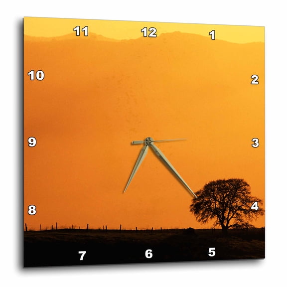 3drose, Oak Tree, Mount Diablo State Park, California, Usa - Us05 Iho0175 - Inger Hogstrom, 10x10 Wall Clock