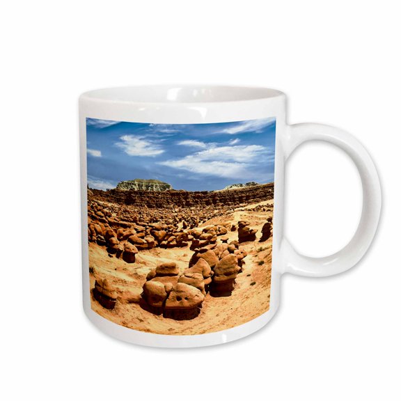 3drose, Observation Point in Goblin Valley State Park, Utah, 15oz Mug