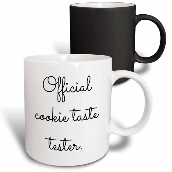 3drose, Official Cookie Taste Tester., 11oz Magic Transforming Mug