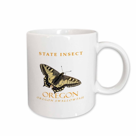 3drose, Oregon Territory Insect the Oregon Swallowtail, 11oz Mug