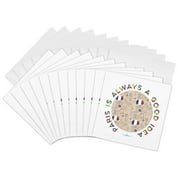 3drose, Paris Is Always a Good Idea. a Charming and Classy Travel Gift, 12 Greeting Cards with Envelopes