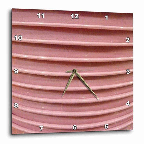 3drose, Pink Rims, 15x15 Wall Clock