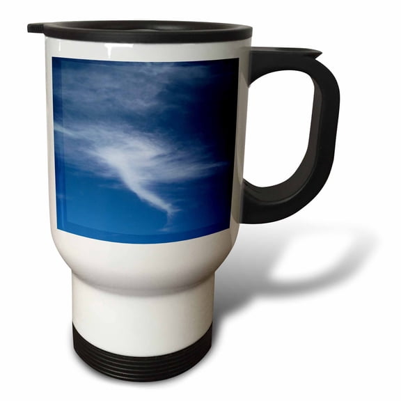 3drose, Print of Photo of a Tornado Forming, 14oz Stainless Steel Travel Mug