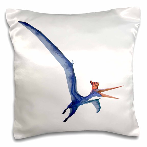 3drose, Pteranodon Flying Dinosaur Flying Left and Seen from Below, 16x16 inch Pillow Case