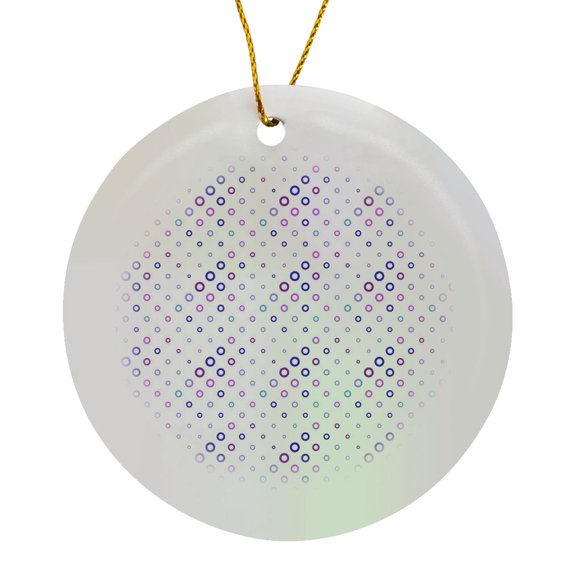 3drose, Ring Pattern Background - Abstract Colorful Vector Graphic Design, Circle Porcelain Ornament