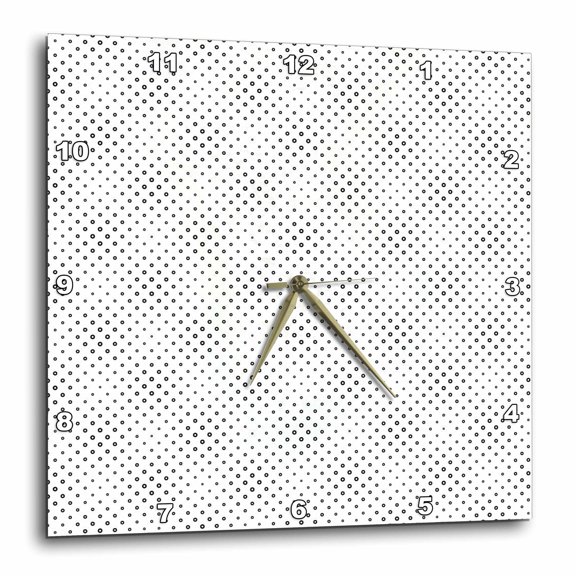3drose, Seamless Ring Pattern Background Design - Abstract Vector Illustration, 15x15 Wall Clock