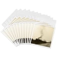 thumbnail image 1 of 3drose, Smoking Train in Sepia, 12 Greeting Cards with Envelopes, 1 of 7