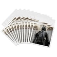 thumbnail image 1 of 3drose, Statue of Bach, St Thomas Church, Leipzig, Germany - Eu10 Dbr0081 - Dave Bartruff, 12 Greeting Cards with Envelopes, 1 of 7
