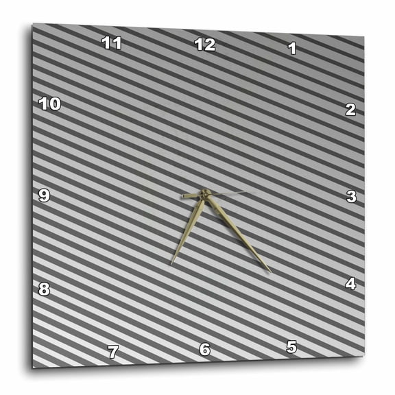3drose, Stripe Pattern Background - Gradient Abstract Vector Design, 13x13 Wall Clock