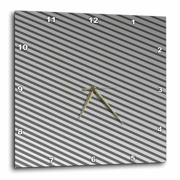 3drose, Stripe Pattern Background - Gradient Abstract Vector Design, 15x15 Wall Clock