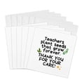 thumbnail image 1 of 3drose, Teachers Plant Seeds That Grow Forever, 6 Greeting Cards with Envelopes, 1 of 7