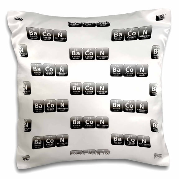 3drose, These Hilarious Bacon Lover Designs Will Grab Any Foodies Attention., 16x16 inch Pillow Case