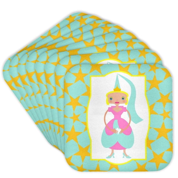 3drose, Tooth Fairy Holding a Tooth Cartoon, Set of 8 Coasters - Soft