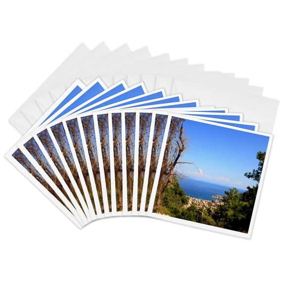 3drose, Turunc from the Taurus Mountains Marmaris Turkiye, 12 Greeting Cards with Envelopes