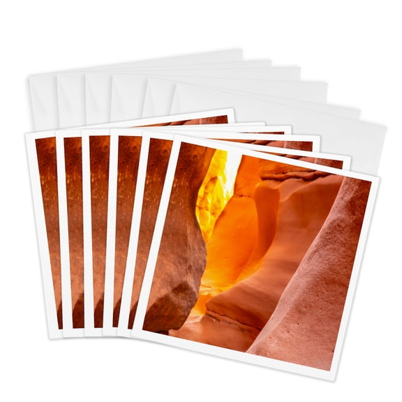 3drose, Usa, Utah, Grand Staircase Monument. Bighorn Canyon Rock Formations., 6 Greeting Cards with Envelopes