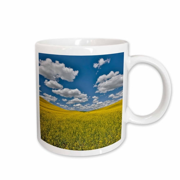 3drose, Usa, Washington State, Palouse. Canola Fields, 11oz Mug