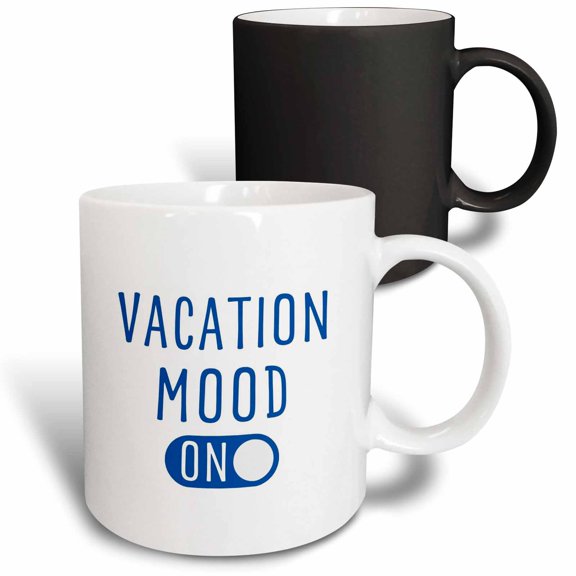 3drose, Vacation Mood Activated, 11oz Magic Transforming Mug