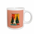 3drose, Warmest Wishes to You and Your Family Retro Christmas Tree — free download