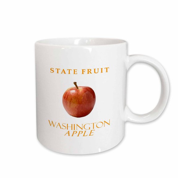3drose, Washington Territory Fruit the Apple, 15oz Mug