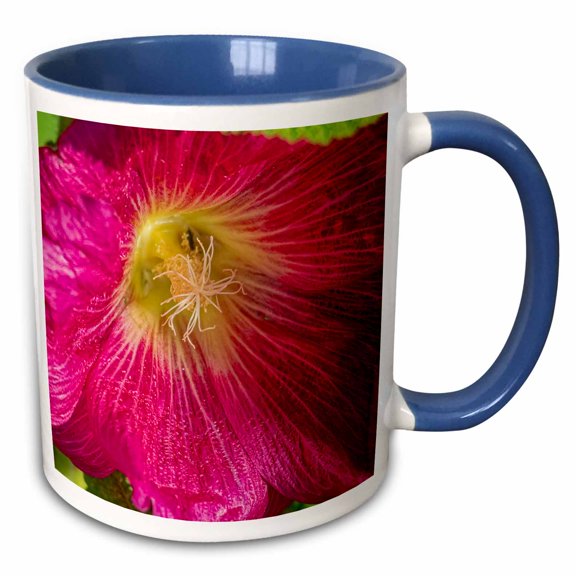3drose, Waves Near Makaha Beach, Oahu, Hawaii, 11oz Two-tone Blue Mug