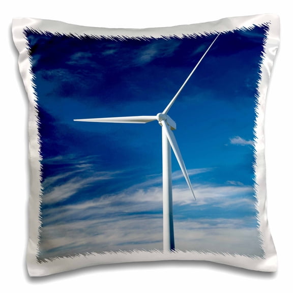 3drose, Wind Turbine at Mt Stuart Wind Farm, South Otago, New Zealand., 16x16 inch Pillow Case
