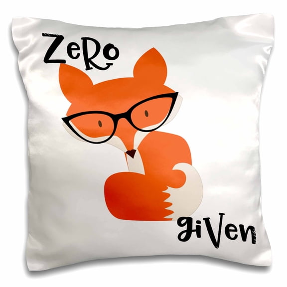 3drose, Zero Fox Given, 16x16 inch Pillow Case