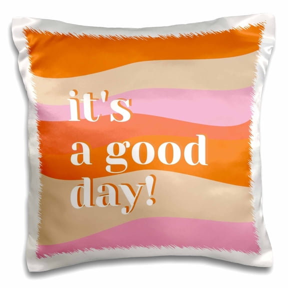 3drose, a Good Day Quotes About Mental Health Awareness, 16x16 inch Pillow Case