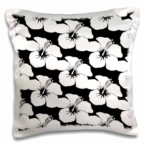 3drose, a Hawaiian Hibiscus Floral Pattern for a Classic Hawaiian Design., 16x16 inch Pillow Case