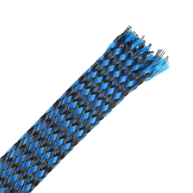 3ft - 1/2 inch PET Expandable Braided Sleeving - Braided Cable