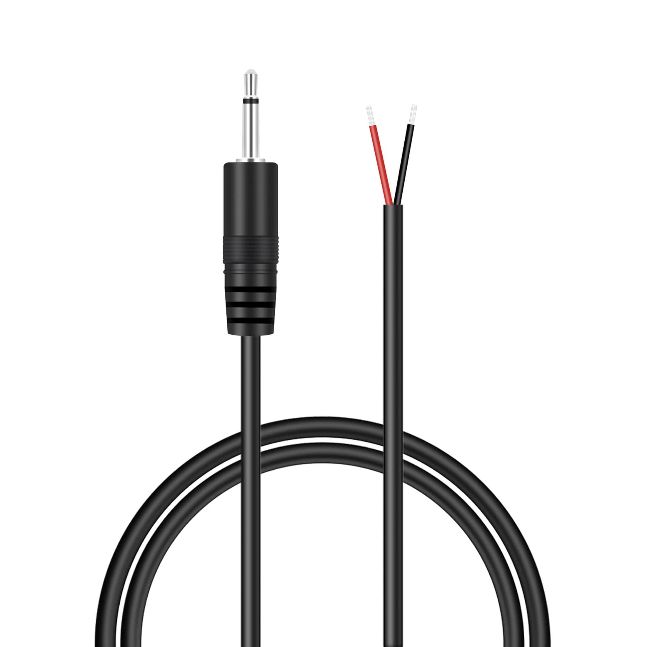 YAODHAOD Audio-Kabel – 3.5mm/2.5mm TS Auf Blankdraht, 30 Cm, Für Kopfhörer-Reparatur