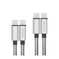 3ft and 6ft Long Metal PD USBC Cables for OnePlus Nord N100 Fast Charge TYPEC to TYPEC Cord