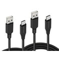 thumbnail image 1 of 3ft and 6ft Long USB-C Cables for Samsung Galaxy Tab A9/A8 10.5" (2021)/A7 10.4" (2020) - Fast Charge TYPE-C Cord Power Wire Data Sync High Speed for Galaxy Tab A9/A8 10.5" (2021)/A7 10.4" (2020), 1 of 6