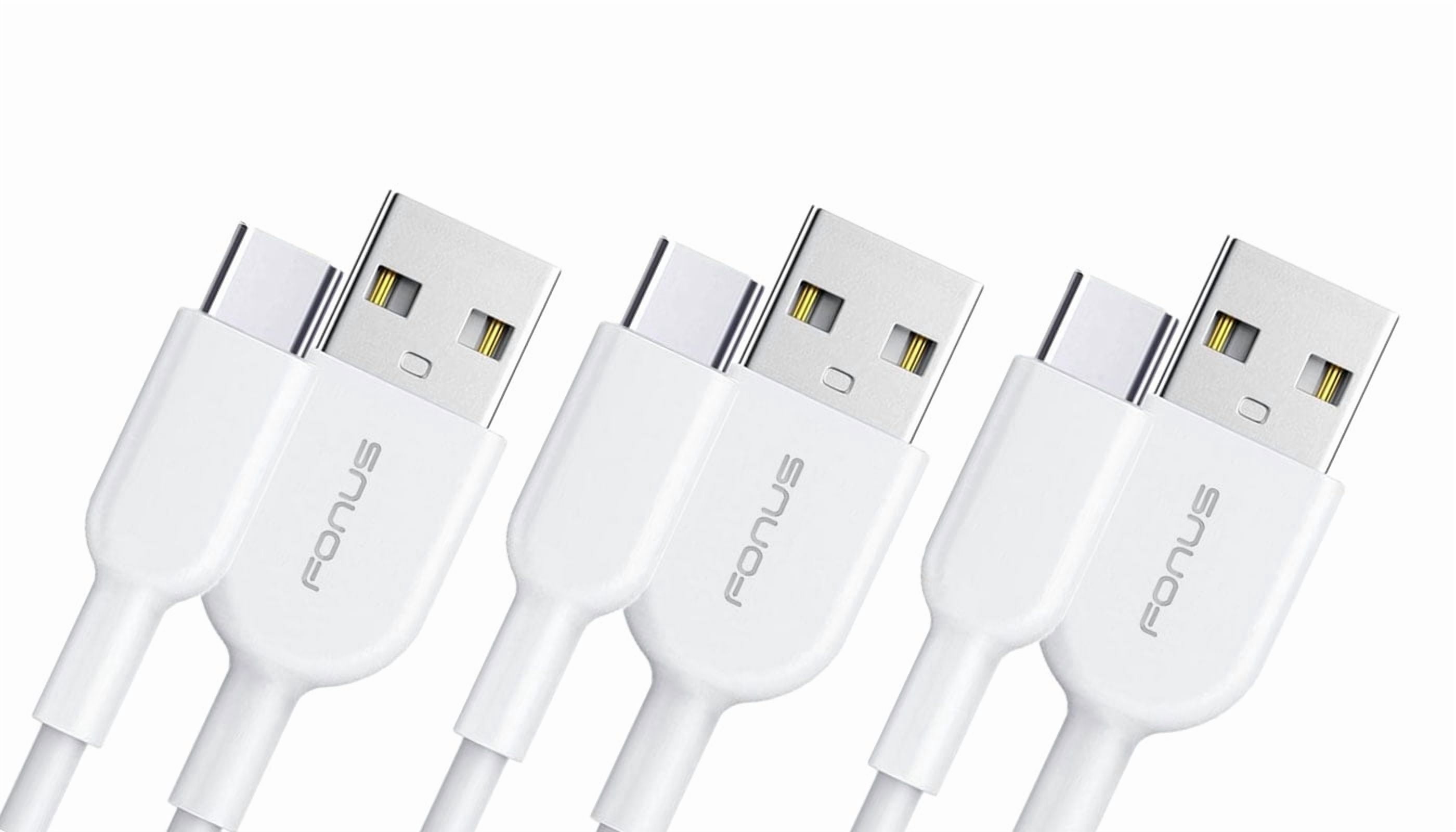 3ft, 6ft and 10ft Long USB-C Cable for Galaxy Tab A7 10.4" (2022)/S6 Lite 10.4" (2024 SM-P620) - Fast Charge TYPE-C Cord Power Wire Sync High Speed