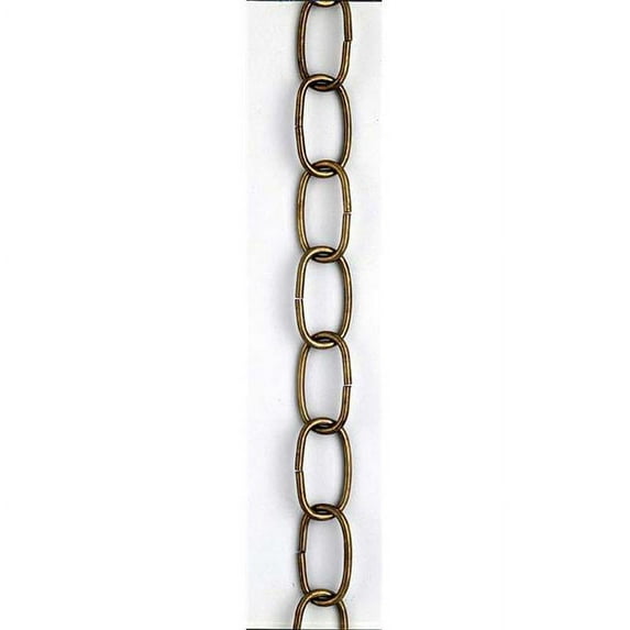 3ft. Antique Brass Decorative Oval Chain 70071