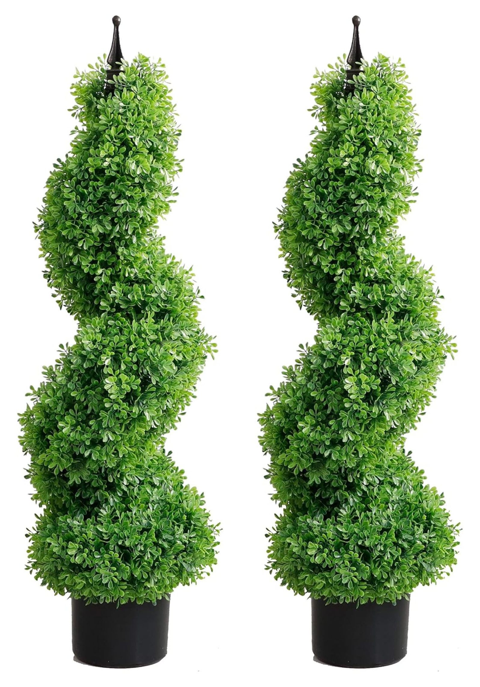 3ft Artificial Spiral Topiary,Faux Topiary Trees ,Artificial Boxwood