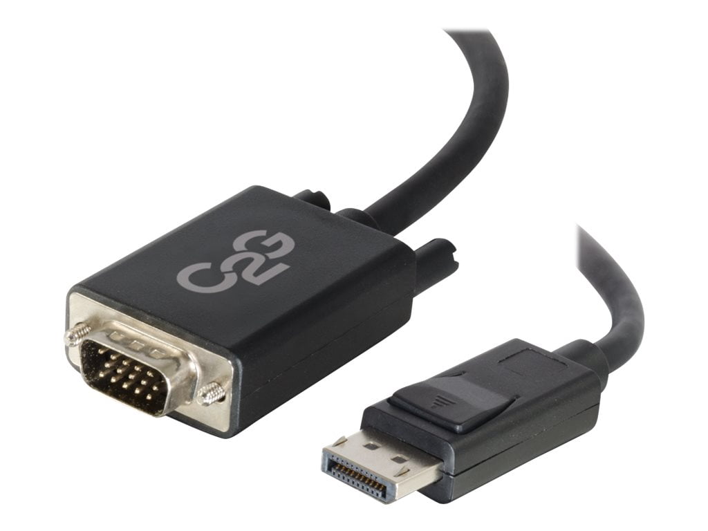 3ft DisplayPort to VGA Adapter Cable - Active Male to Male - Black - DisplayPort cable - 3 ft