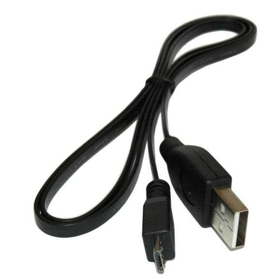 3ft FLAT USB 2.0 Certified Type A Male to Micro-B 5-Pin Cable Nickel Plate