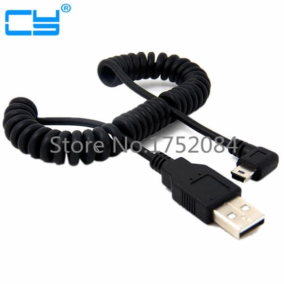 3ft Flexible Spending Turn Right Universal USB / Mini USB Charging Cable Charging Cable Electronic Gadgets