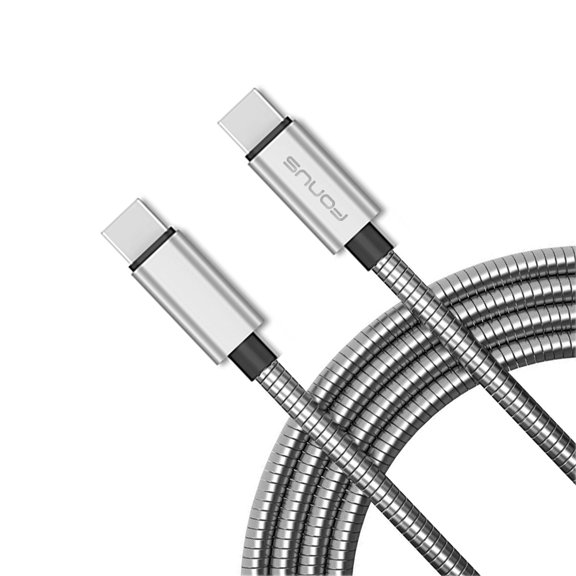 3ft Metal PD Cable Type-C to USB-C for Motorola Moto G Stylus 5G (2022)/G Stylus 5G (2023)/Stylus 5G (2024)/Stylus 5G (2025) - Charger Cord Power Wire Sync Long Fast