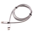 thumbnail image 1 of 3ft Metal PD Cable for OnePlus Open/OnePlus Pad (2023) - Type-C to USB-C Charger Cord Power Wire Sync Long for OnePlus Open/OnePlus Pad (2023), 1 of 7