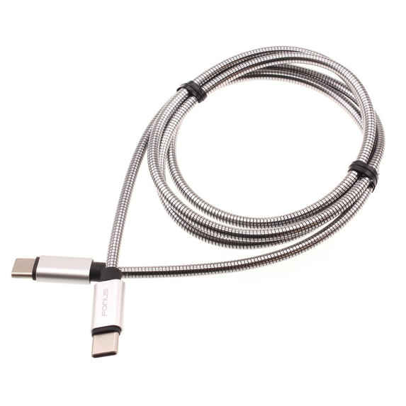 3ft Metal PD Cable for OnePlus Open/OnePlus Pad (2023) - Type-C to USB-C Charger Cord Power Wire Sync Long for OnePlus Open/OnePlus Pad (2023)