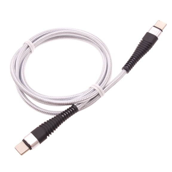 3ft PD Cable for Kyocera DuraXE Epic/DuraForce Pro 2/DuraSport 5G - Type-C to USB-C Fast Charger Cord Power Wire Sync Braided for Kyocera DuraXE Epic/DuraForce Pro 2/DuraSport 5G