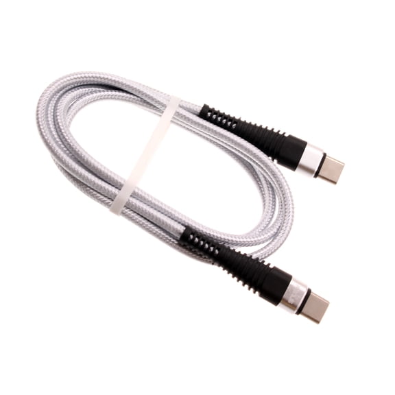 3ft PD Cable Type-C to USB-C for T-Mobile REVVL 6 5G/6x 5G/Pro 5G - Fast Charger Cord Power Wire Sync Braided Fast