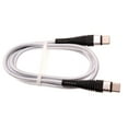 thumbnail image 1 of 3ft PD Cable Type-C to USB-C for T-Mobile REVVL 7 5G/7 PRO 5G - Fast Charger Cord Power Wire Sync Braided Fast, 1 of 5