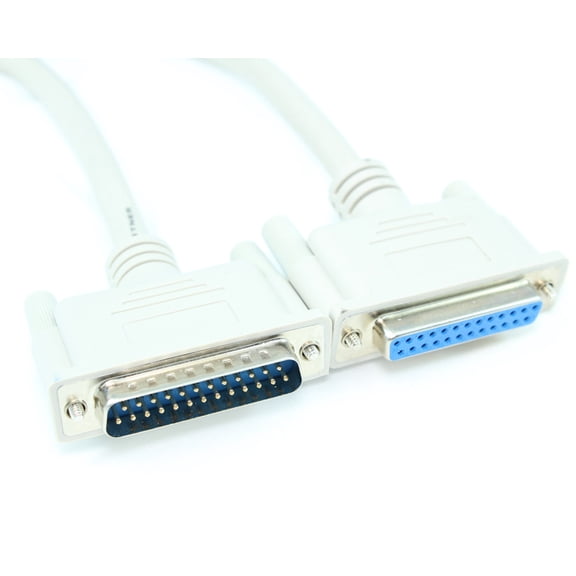 3ft Serial DB25/DB25 RS232 Male to Female EXTENSION Cable