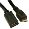 thumbnail image 1 of 3ft USB 2.0 Micro-B 5-Pin EXTENSION Male/Female Cable, Nickel Plated, 1 of 2