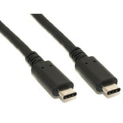 3ft USB 3.2 Gen 2 Type-C Male/Male Cable, PD to 100W/5A, 10Gbps Black